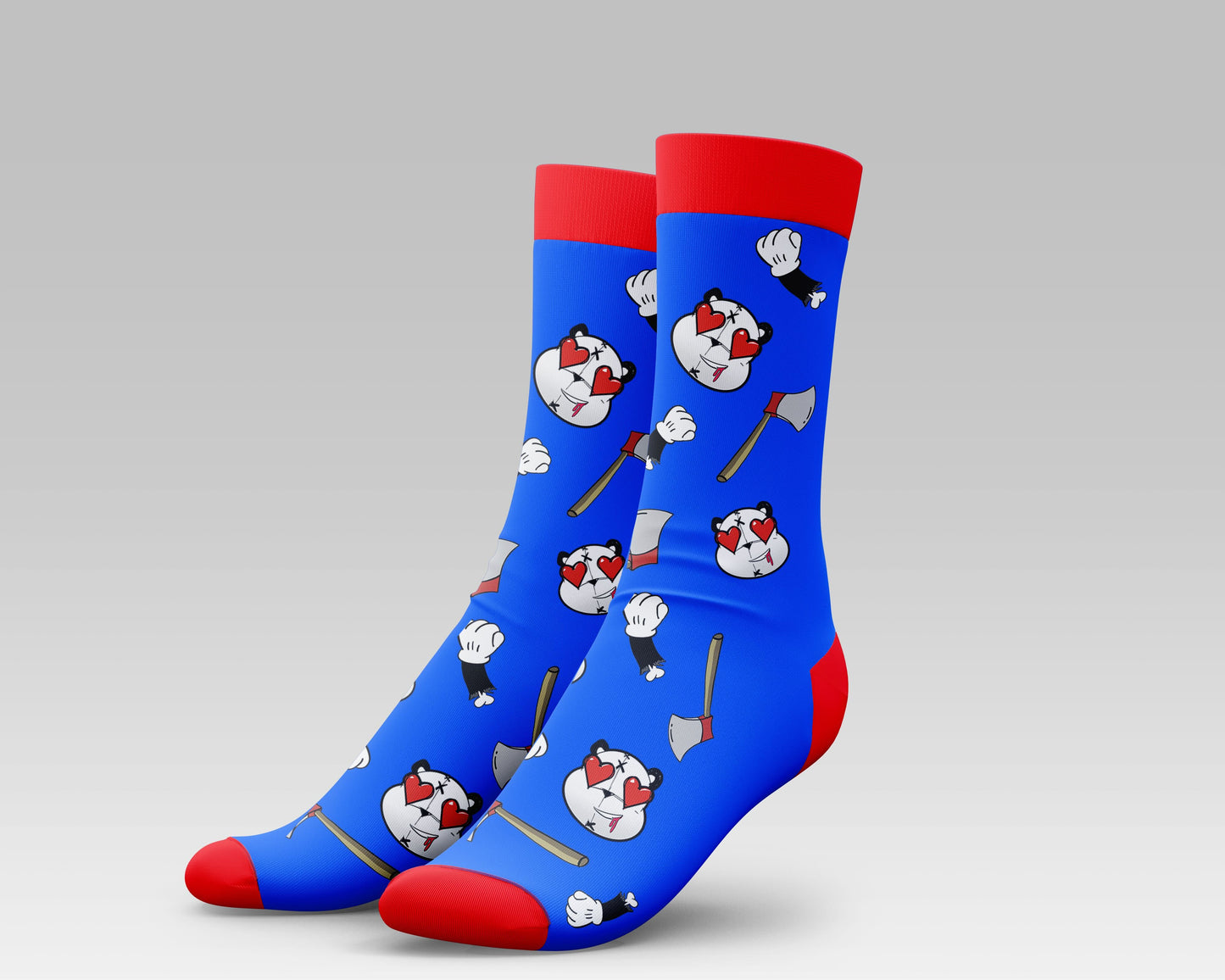 Blue Panda Socks