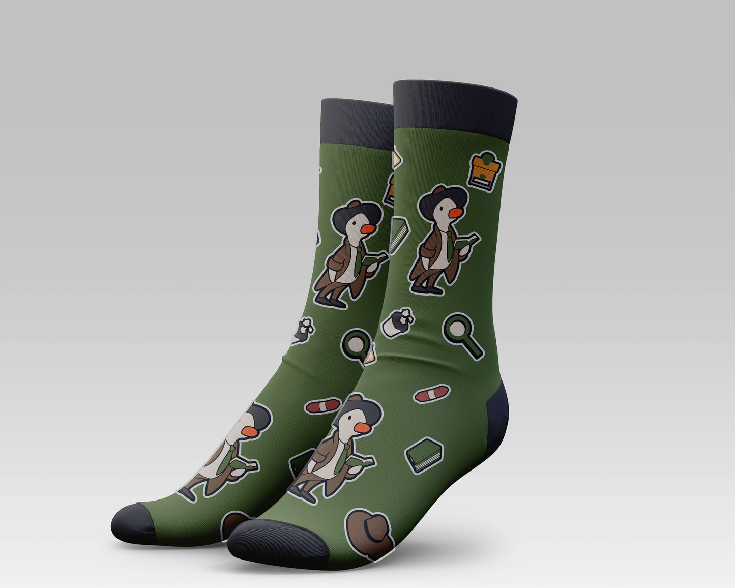 Duck Detective Socks