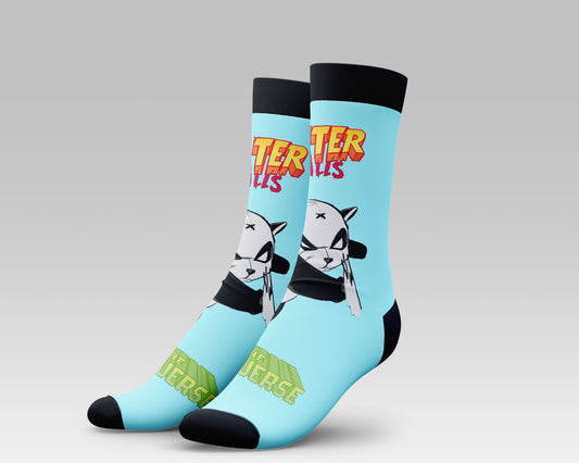 Blue Panda Metaverse Socks