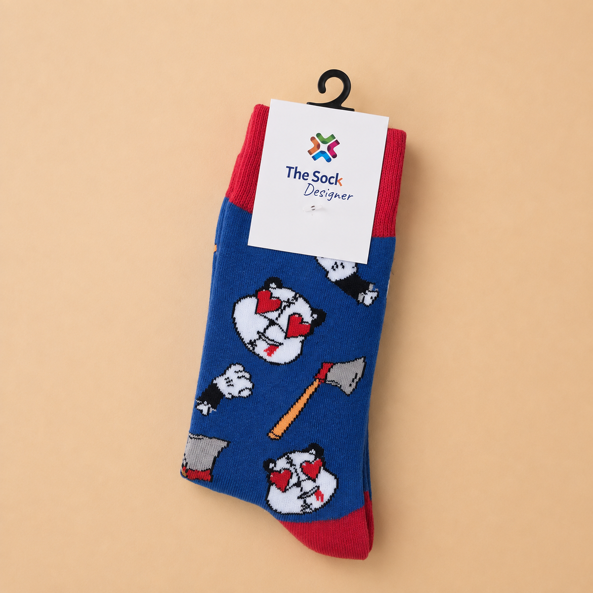 Blue Panda Socks