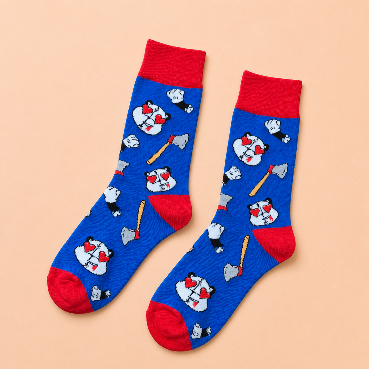 Blue Panda Socks
