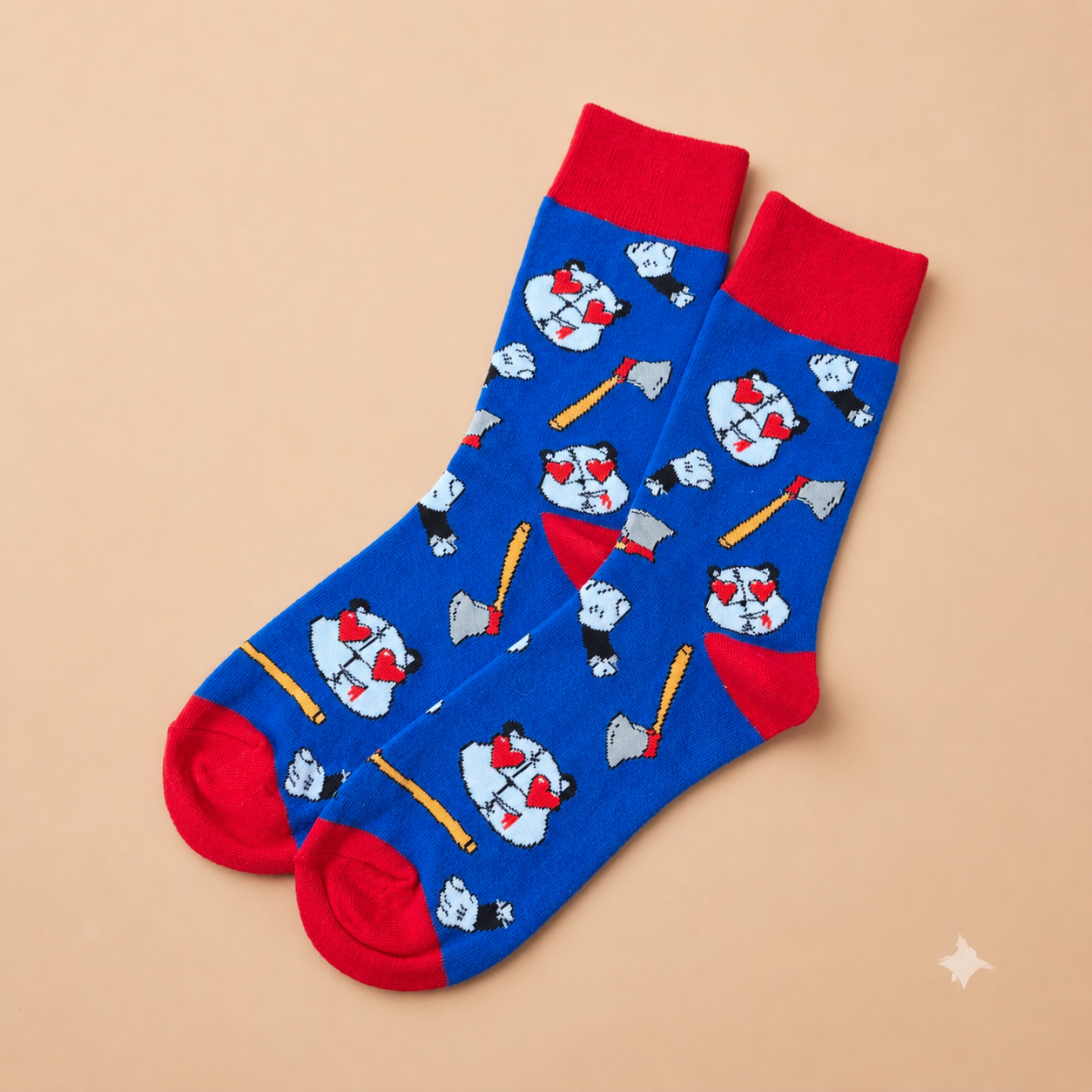 Blue Panda Socks