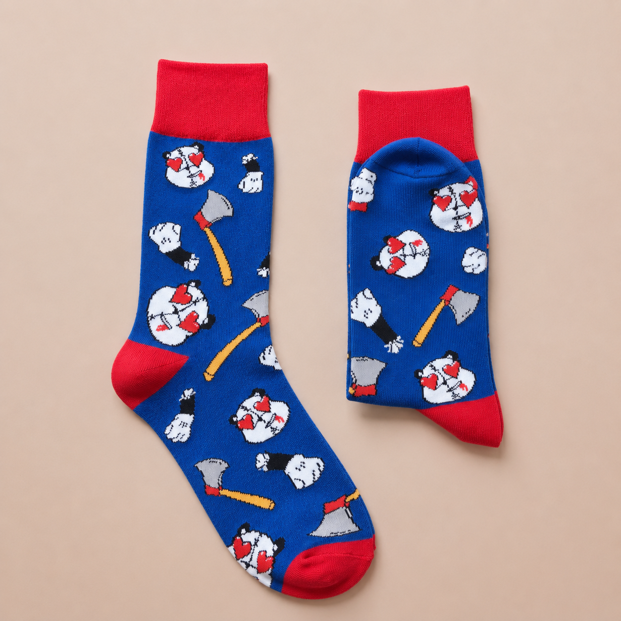 Blue Panda Socks