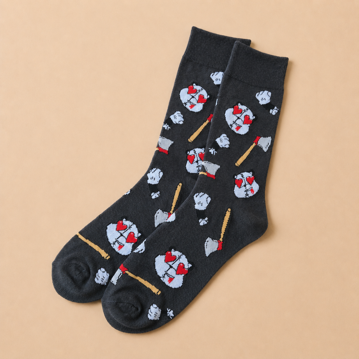 Grey Panda Socks