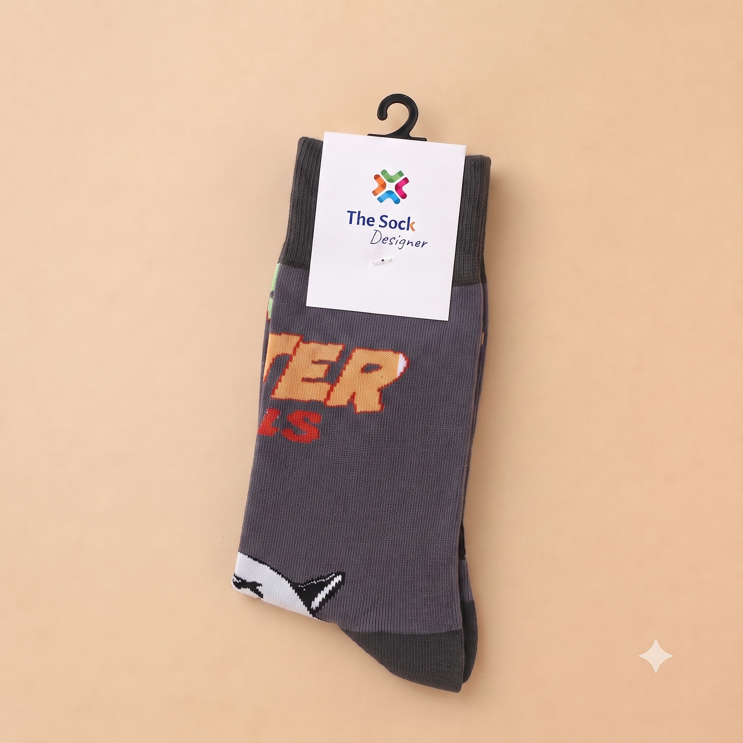 Grey Panda Metaverse Socks