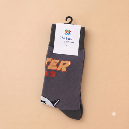 Grey Panda Metaverse Socks