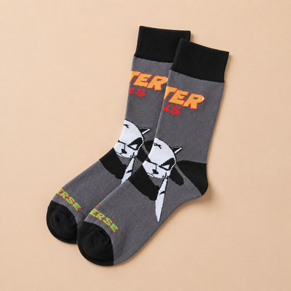 Grey Panda Metaverse Socks