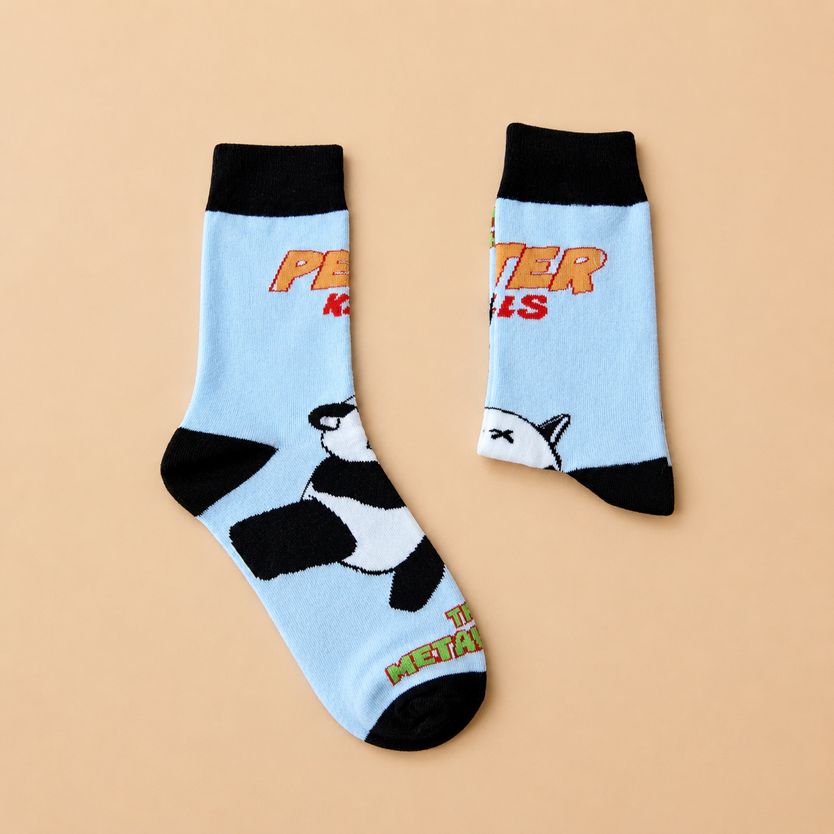 Blue Panda Metaverse Socks