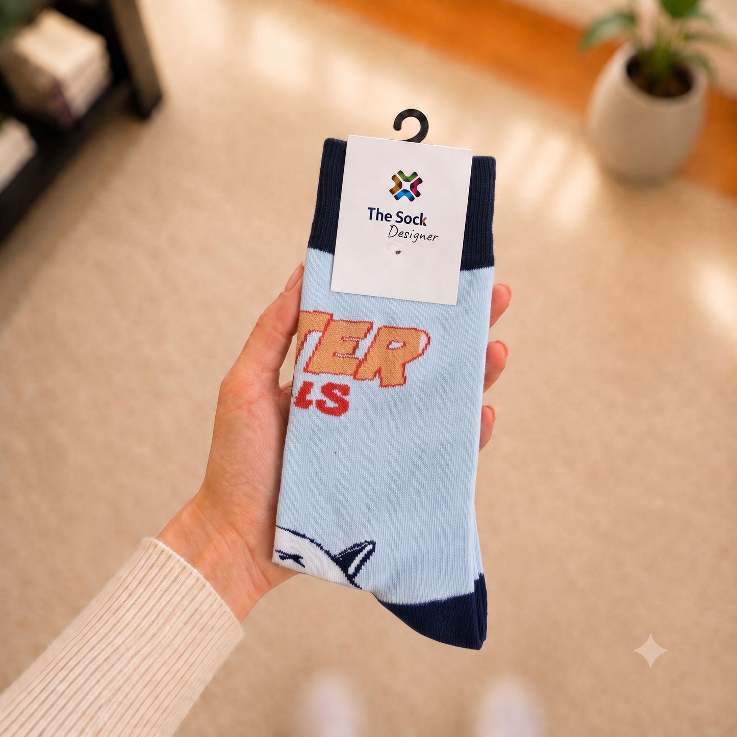 Blue Panda Metaverse Socks