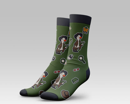 Duck Detective Socks