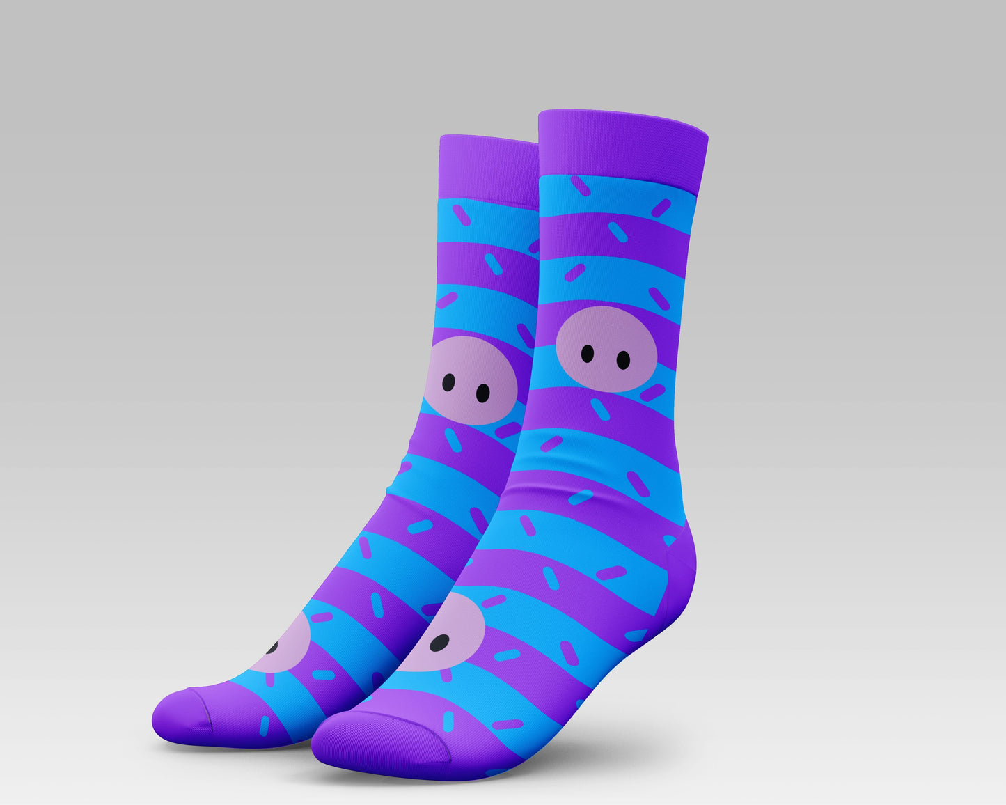 Face Striped Socks
