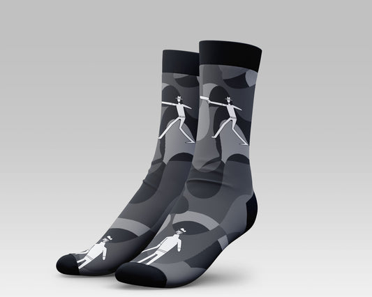 Nirvana Noir B&W Socks