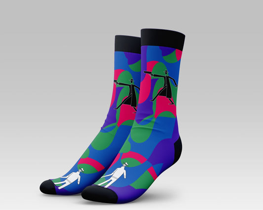 Nirvana Noir Color Socks