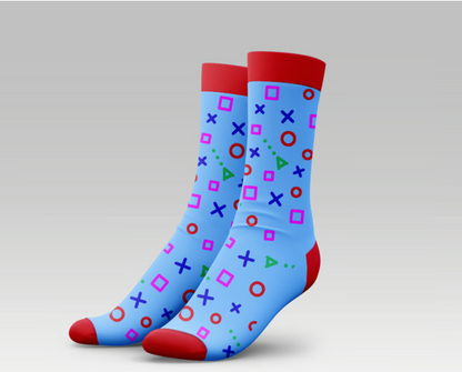 Shape Blue Socks