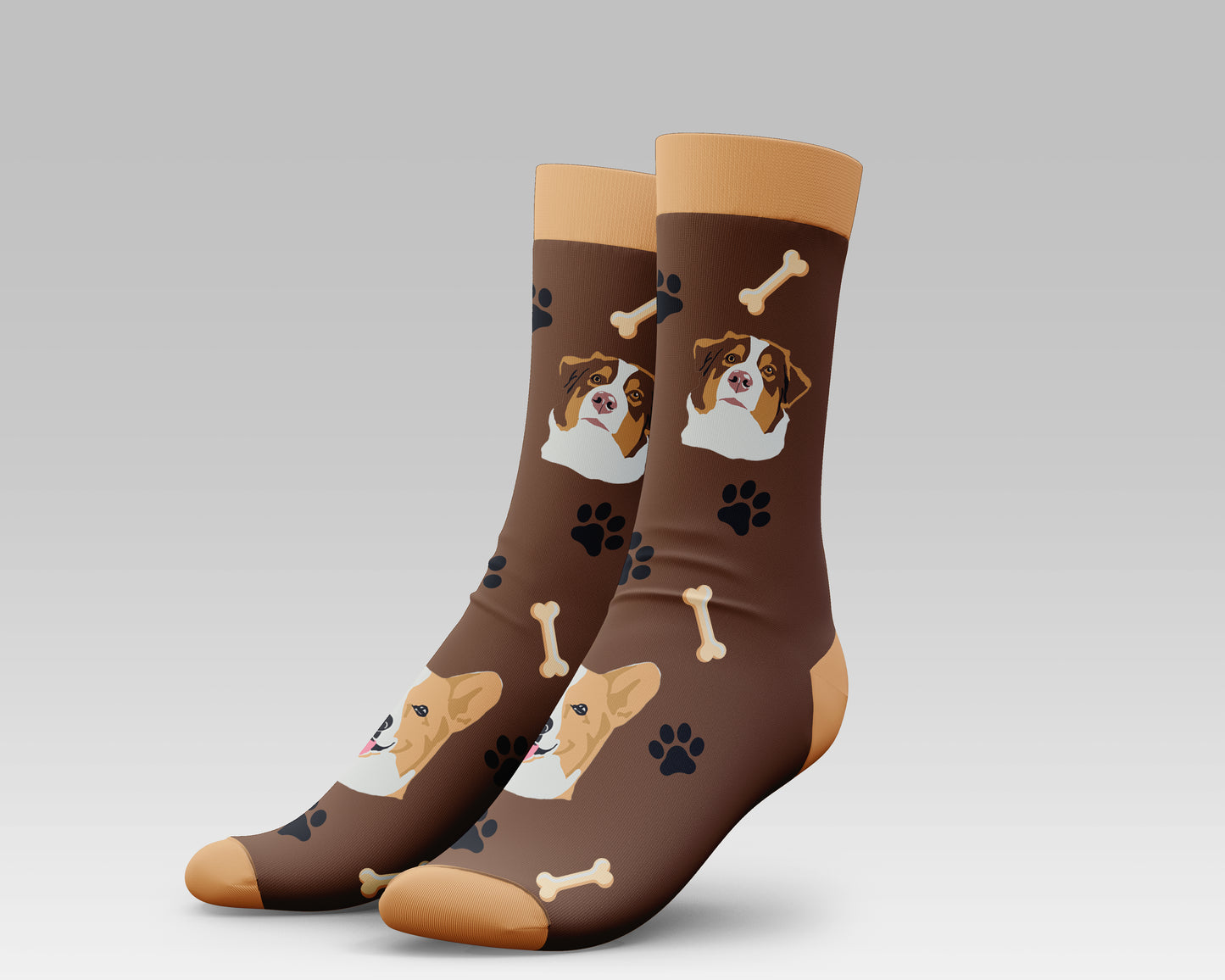 Topi Corgi Socks