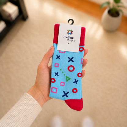 Shape Blue Socks