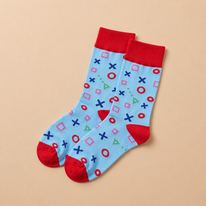 Shape Blue Socks