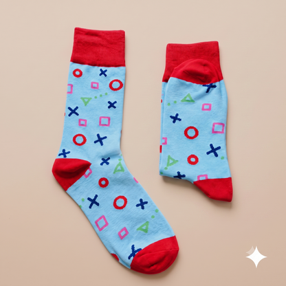 Shape Blue Socks