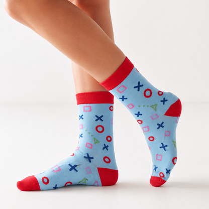 Shape Blue Socks