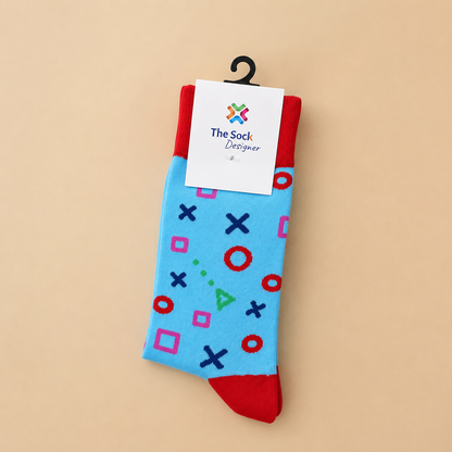 Shape Blue Socks