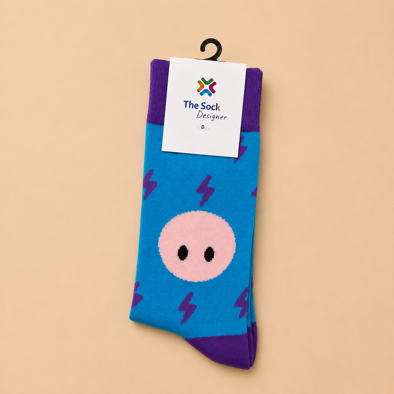 Face Lightning Socks