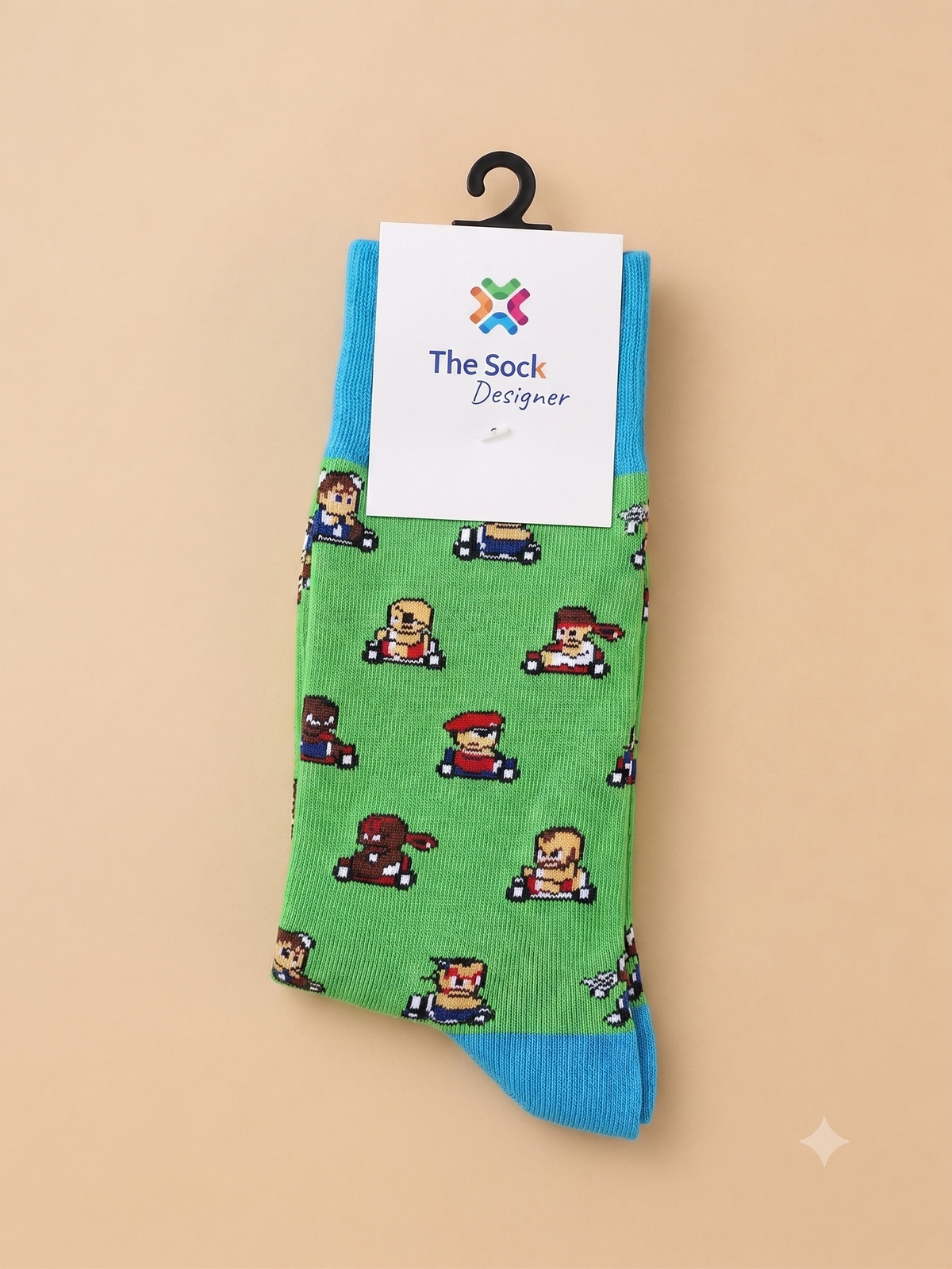 Street Kart Green Socks