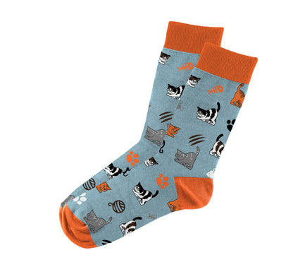 Blue Cat Socks